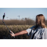 FORCELL F-GRIP MagSelfie S100M Selfie statīvs ar bezvadu tālvadību melns