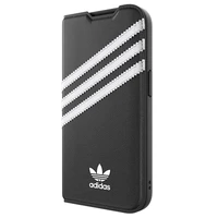 Adidas OR Viedtālruņa apvalks Booklet PU iPhone 14 Pro melns/balts 50196