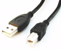 Gembird CCP-USB2-AMBM-6 USB cable 1.82 m USB A USB B melns
