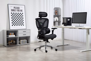 Activejet ergonomiskais biroja krēsls YK848, melns