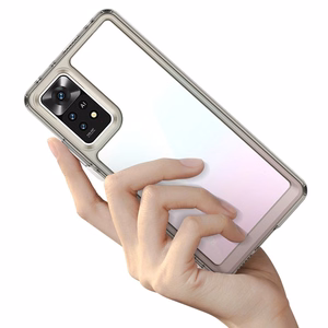 Outer Space viedtālruņa apvalks Xiaomi Poco X5 5G / Redmi Note 12 5G apvalks ar elastīgu rāmi melns