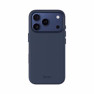 Benks Magnetic Vita Pro силиконовый чехол (A069) для iPhone 17 Pro синий (кнопка управления камерой)