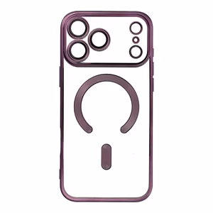 Electro Mag Cover case for iPhone 17 Pro Max compatible with MagSafe purple