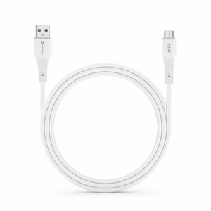 Kabelis FORCELL F-ENERGY C341 USB A uz Micro USB QC3.0 2,4A 18W Silikoninis 1 m balts (m)