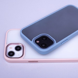 Satīna matēts viedtālruņa apvalks Samsung Galaxy S24 Plus zila