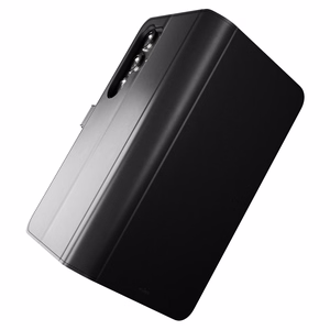 Puro atverams viedtālruņa apvalks ar maku Samsung Galaxy S25 Ultra - melns