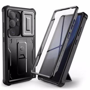 Tech-Protect Kevlar Cam+ viedtālruņa apvalks Samsung Galaxy S25 Ultra - melna