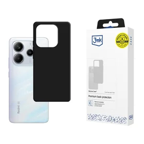 3mk Silikona viedtālruņa apvalks Xiaomi Redmi Note 14 5G - melns