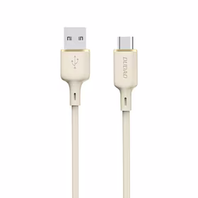 Dudao L7SC USB-A - USB-C kabelis 5A 1m - bēšs