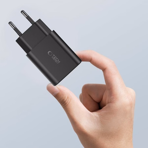 Tech-Protect C35W 2x USB-C PD 35W sienas lādētājs ar USB-C / Lightning kabeli - balts