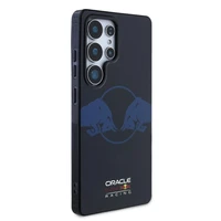 RED BULL viedtālruņa apvalks SAMSUNG S25 Ultra RBHMS25L24HIDBV (Magnētiskais IML caurspīdīgs PC divi buļļi) tumši zila