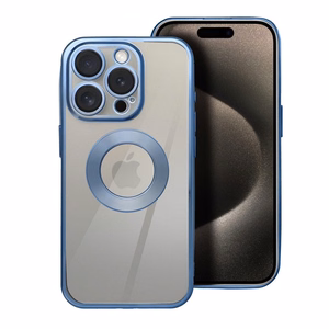 Case for iPhone 17 Pro Max / 18 Pro Max (low camera edge) Glam blue