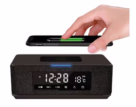 Bluetooth portable speaker OMEGA (PMGQ15B) (bezvadu charging function) melns