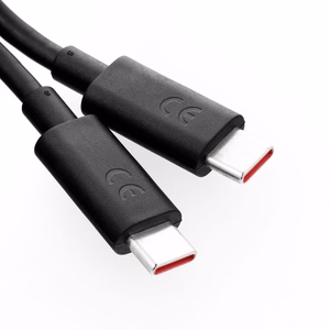 MOTOROLA oriģinālais kabelis Type C uz Type C 6,5A SC18D24968 1 m melns (bez iepakojuma)