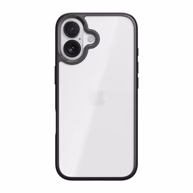 Rock Guard Lens Protection Series Maciņš for Iphone 17 caurspīdīgs-melns