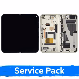 LCD displejs, saderīgs ar Google Pixel 10 Pro Fold  (iekšējais) ar rāmi / nefrīta zaļš / (Service Pack)
