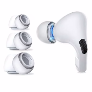 Tech-Protect ausu uzgaļi AirPods Pro 1 / 2 S / M / L izmēri - balti (3 gab.)