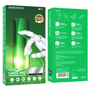 Borofone Aizsargstikls BF8 Diamond Armor Pilns Ekrāns 5D Large Arc iPhone 15/16 - 10 gab