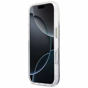 Guess IML Gradient Script Metal MagSafe Case for iPhone 17 Pro - Black