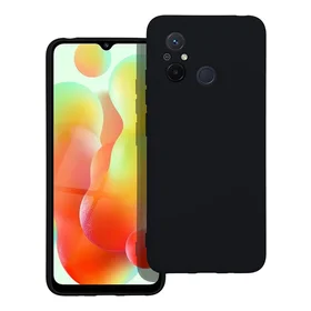 Silikona viedtālruņa apvalks XIAOMI Redmi 12C melns