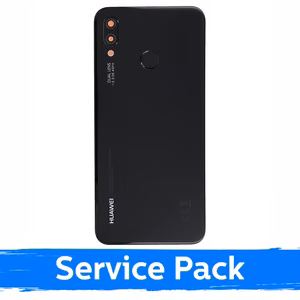 Aizmugurējais vāciņš Saderīgs ar Huawei P20 Lite Melns (Service Pack)
