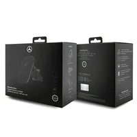 Mercedes MEWCCGSLK 15W indukcijas turētājs ventilācijas atverei/stiklam melns/melns Silver Stars MagSafe