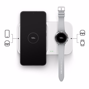 Samsung Wireless Charger Duo EP-P5400BWEGEU 15W indukcijas lādētājs - balts