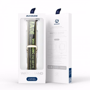 Band Dux Ducis "Outdoor" priekš Apple Watch 42mm/44mm/45mm Melns / Zaļš