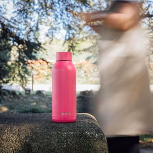 Quokka Solid nerūsējošā tērauda termopudele, 510 ml, Raspberry Pink