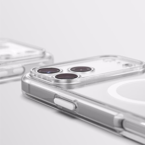 AmazingThing Minimal Mag Lens maciņš modelim iPhone 18 Pro Max, ar kameras aizsargu un siksniņas stiprinājumu, saderīgs ar MagSafe – krāsa: caurspīdīga