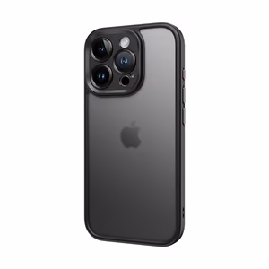 Rock Guard Touch Matte sērijas viedtālruņa apvalks Iphone 16 Plus melns