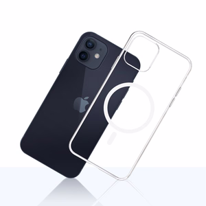 3mk caurspīdīgs magnētiskais viedtālruņa apvalks Apple iPhone 12/12 Pro