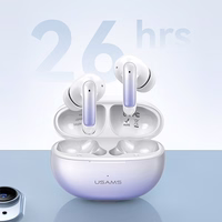 USAMS Austiņas Bluetooth 5.3 TWS X-don series ENC bezvadu melns BHUENCXD01 (US-XD19)