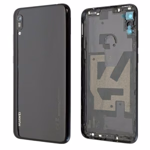 Aizmugurējais vāciņš Huawei Y6 2019/Y6 Pro 2019/Y6 Prime 2019 Midnight Black oriģināls (lietots, Grade B)