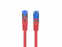 Lanberg tīkla kabelis S/FTP Cat.6A 0.5m sarkans LSZH