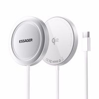 Bezvadu lādētājs Essager "ES-WC11" Qi2 sudrabs 15W