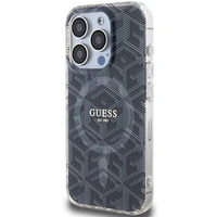 Guess IML GCube Magnētiskais apvalks iPhone 15 Pro - melns