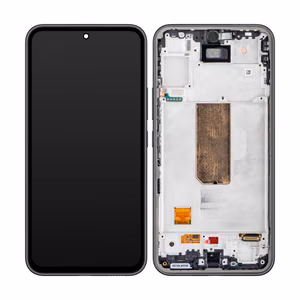 Oriģināls LCD ekrāns Samsung A546 A54 5G ar skārienekrānu un rāmi, lieliskā grafīta krāsā (servisa komplekts)