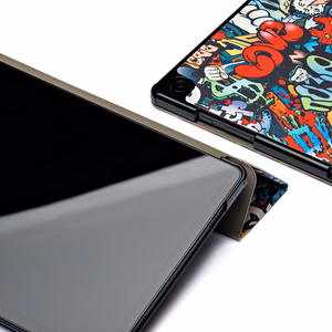 Korpuss Reach Smart Leather Samsung X110/X115 Tab A9 8.7/X130/X135 Tab A11 8.7 grafiti