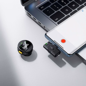 Микрофон беспроводной USB C Hoco L21 черный