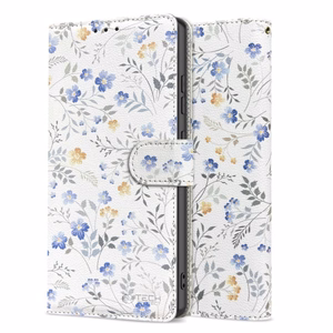Tech-Protect Wallet Case for Samsung Galaxy A56 5G - White Daisies