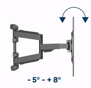 Gembird WM-75ST-01 TV mount/stand 190.5 cm (75") melns