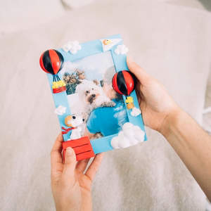 Snoopy 3D foto rāmis 10 × 15 cm fotogrāfijai
