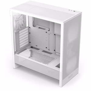 Datora korpuss NZXT H5 Flow balts Mid Tower ATX caurspīdīgs panelis