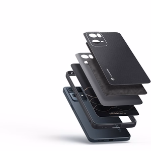 Dux Ducis Fino case cover covered with nylon material Oppo Reno7 Pro 5G black
