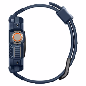 Spigen Rugged Armor Pro apvalks Apple Watch Ultra 1 / 2 (49mm) - jūras zila