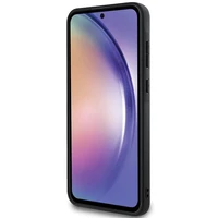 Karl Lagerfeld Fiksēts Mirdzošs Ikonik Logo Metal Pin viedtālruņa apvalks Samsung Galaxy A55 - melns