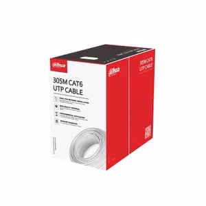 Kabelis DAHUA Cat6 UTP 305m balts