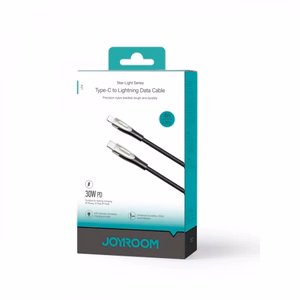 Joyroom Star-Light Series SA27-CL3 USB-C / Lightning 30W 1.2m kabelis - melns