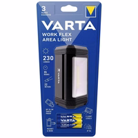 VARTA lukturis LED Darba elastīgs laukums 17648 + 3 x baterijas R6 (AA)